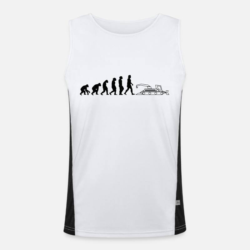 Grue dameuse noire Evolution dameuses Débardeur respirant contrasté Homme 