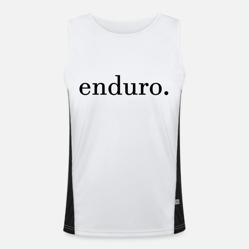 enduro. Funktionelles Kontrast-Tank Top für Männer 