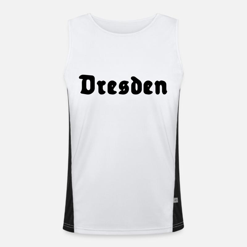 Dresden Funktionelles Kontrast-Tank Top für Männer 