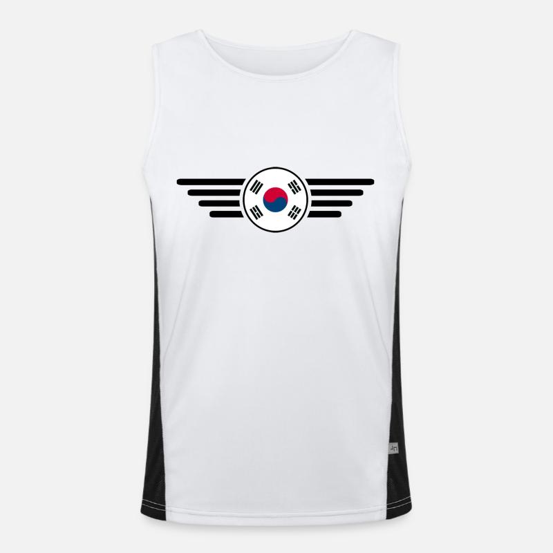 T-shirt design de style sud-coréen Débardeur respirant contrasté Homme 