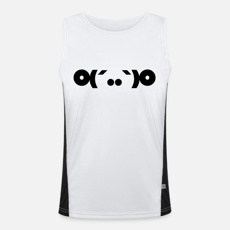 Singe O( ́.. ')O signe Débardeur respirant contrasté Homme 
