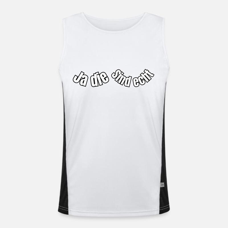 Ja die sind echt Funktionelles Kontrast-Tank Top für Männer 