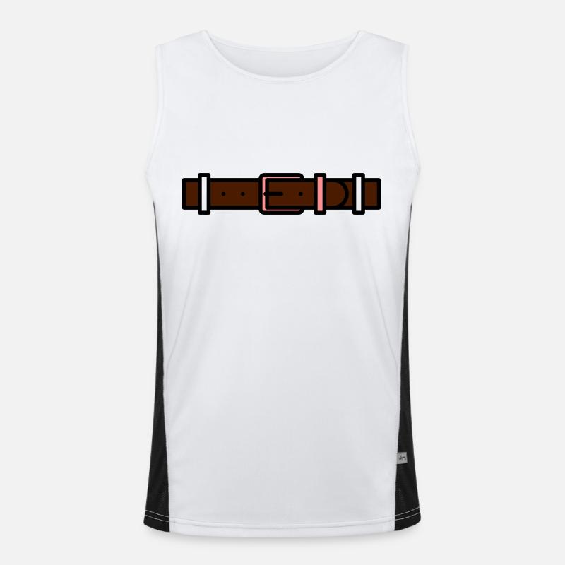 gürtel Funktionelles Kontrast-Tank Top für Männer 
