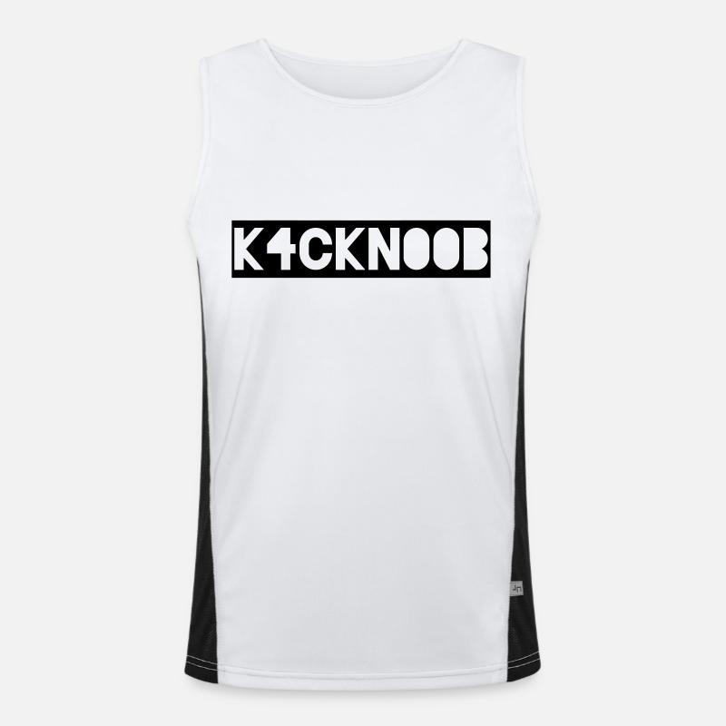 k4ckn00b - kackn00b ... trucs de jeu Débardeur respirant contrasté Homme 