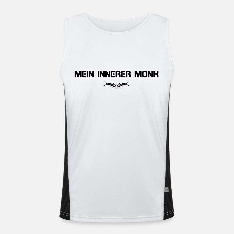 MY INNER MONK Men's Functional Contrast Tank Top 
