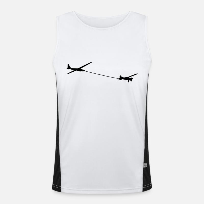 Segler Schlepp Funktionelles Kontrast-Tank Top für Männer 