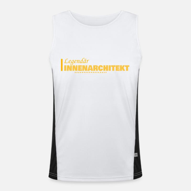 Interior designer Men's Functional Contrast Tank Top 