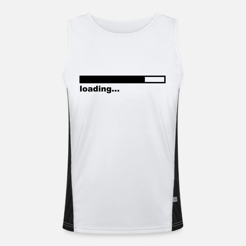 Loading Bar - Internet - Game Men's Functional Contrast Tank Top 