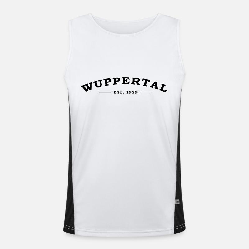 wuppertal_1929 Débardeur respirant contrasté Homme 