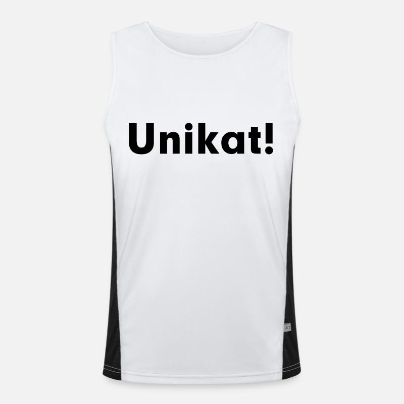 Unique! Unique Men's Functional Contrast Tank Top 
