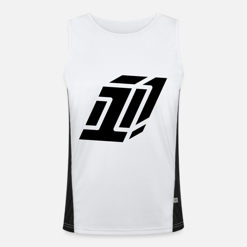 Abstract number 1 | First Men's Functional Contrast Tank Top 