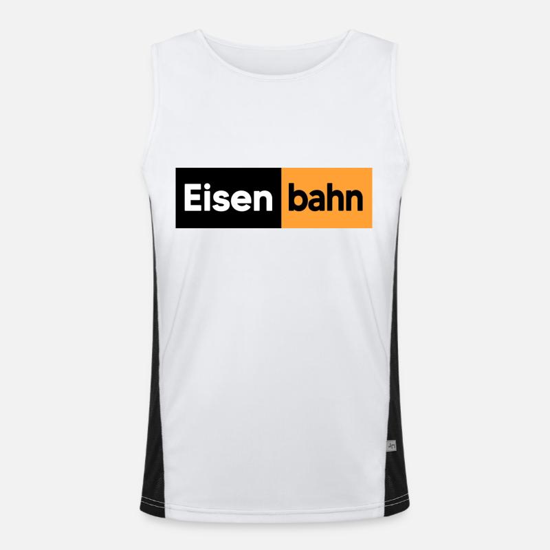 Railway Train Driver Railway Worker Men's Functional Contrast Tank Top 