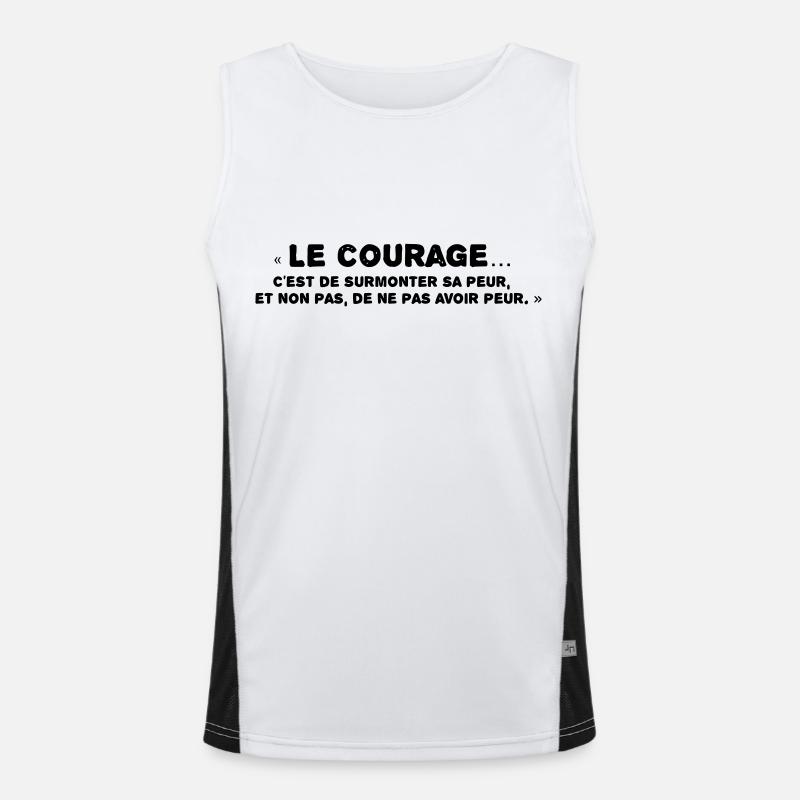 Courage Men's Functional Contrast Tank Top 