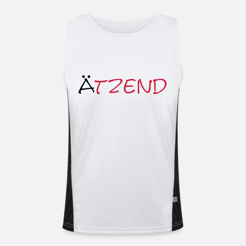 Ätzend Funktionelles Kontrast-Tank Top für Männer 
