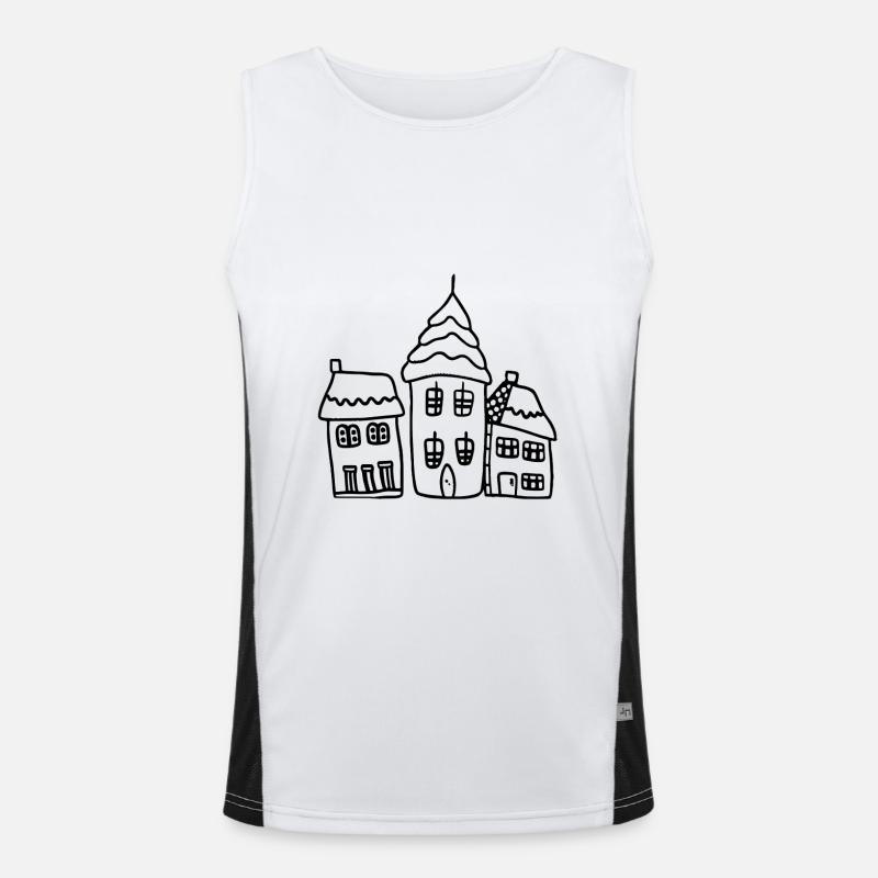 My winter frequency cold home Men's Functional Contrast Tank Top 