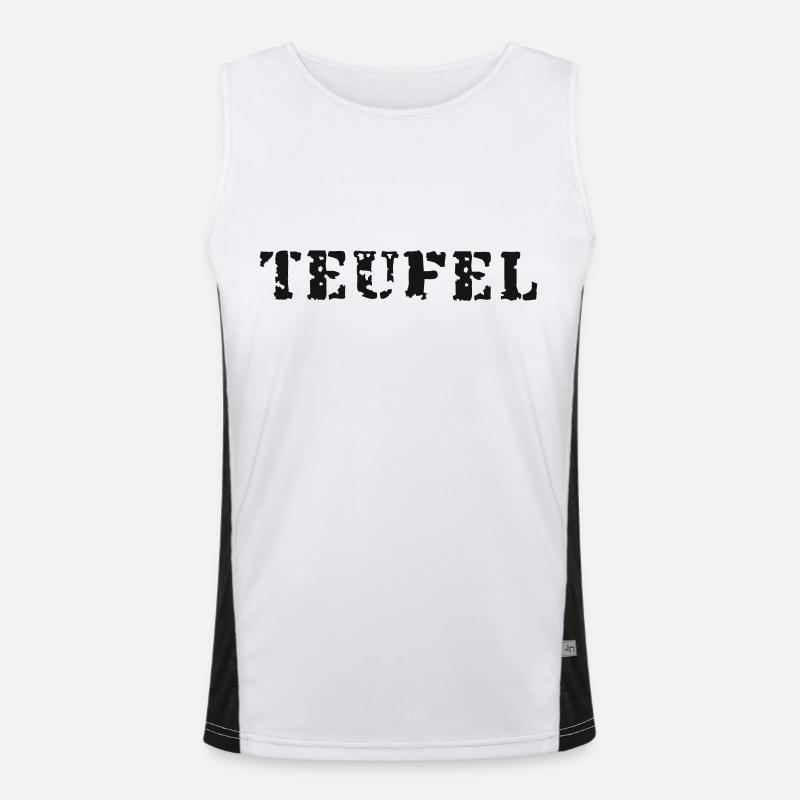 Devil Men's Functional Contrast Tank Top 