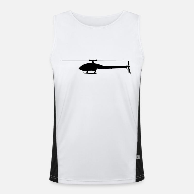Goblin Heli Funktionelles Kontrast-Tank Top für Männer 