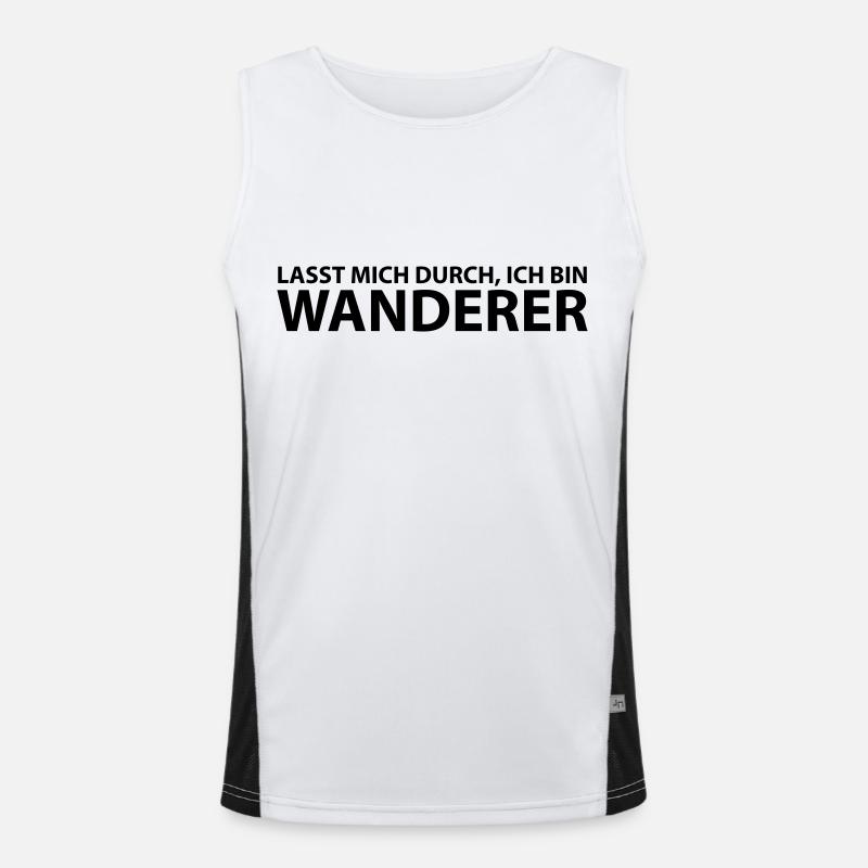 wanderer Funktionelles Kontrast-Tank Top für Männer 