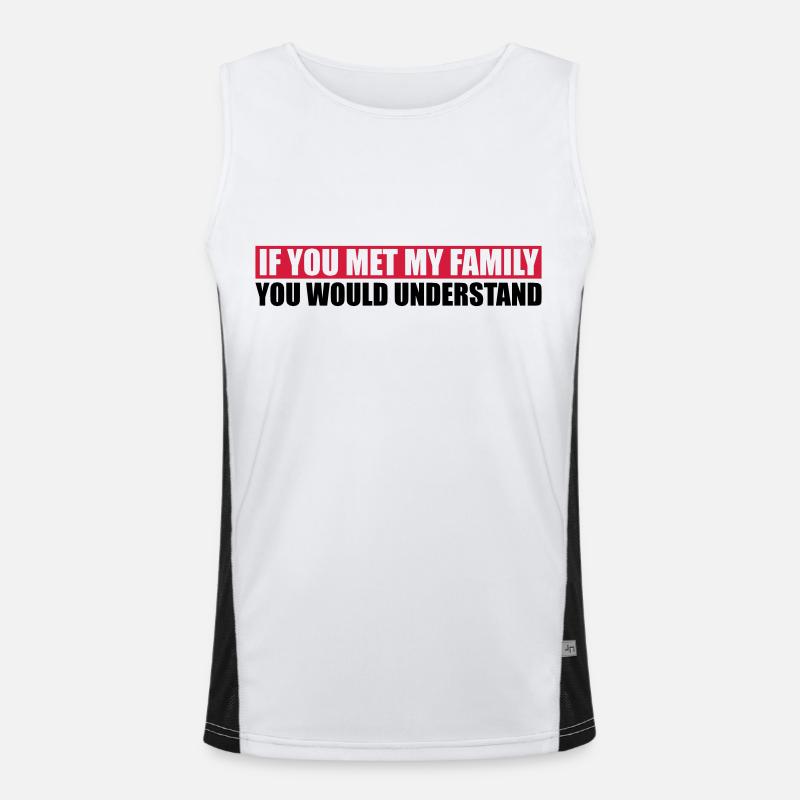 vous comprendriez citation Débardeur respirant contrasté Homme 