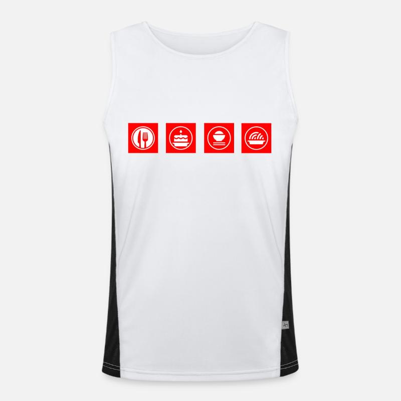 Trading de Bitcoin et d'actions cryptographiques Débardeur respirant contrasté Homme 