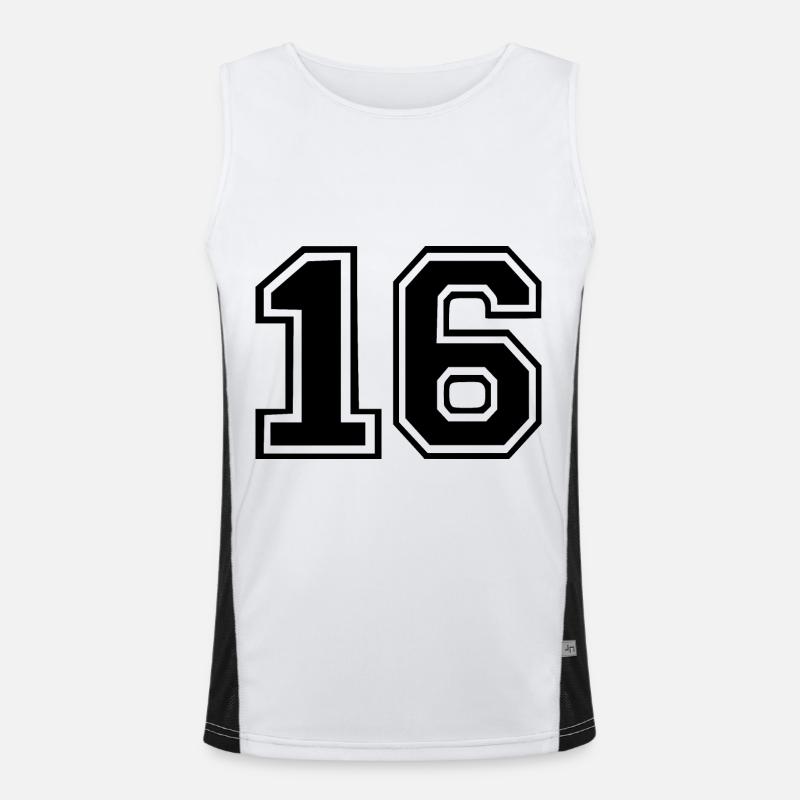 16 Men's Functional Contrast Tank Top 