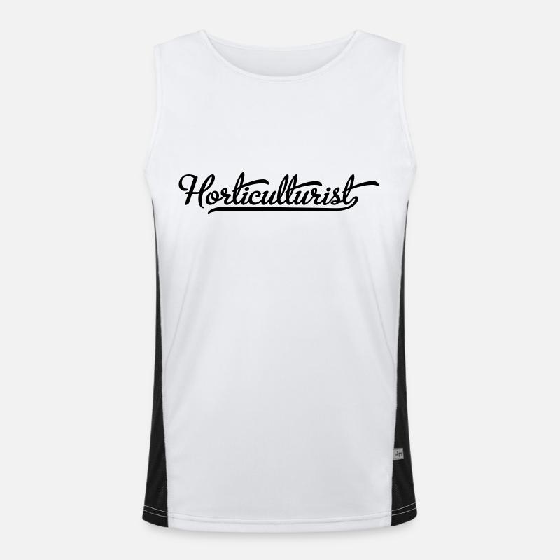 Gartenbau Funktionelles Kontrast-Tank Top für Männer 