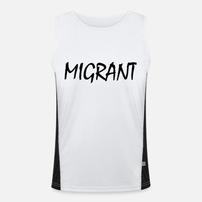 Migrant Funktionelles Kontrast-Tank Top für Männer 