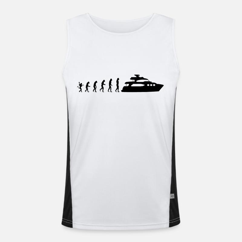 Boat Evolution Motorboat Men's Functional Contrast Tank Top 