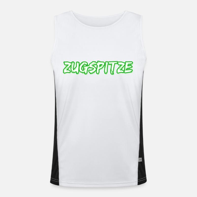 Gift for Zugspitze Men's Functional Contrast Tank Top 