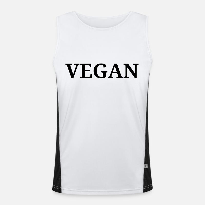 Vegan Funktionelles Kontrast-Tank Top für Männer 