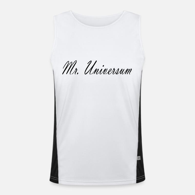 Mr Universum Funktionelles Kontrast-Tank Top für Männer 