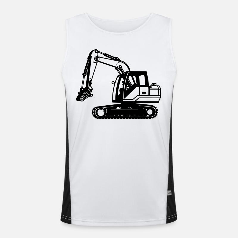 Schäler Funktionelles Kontrast-Tank Top für Männer 