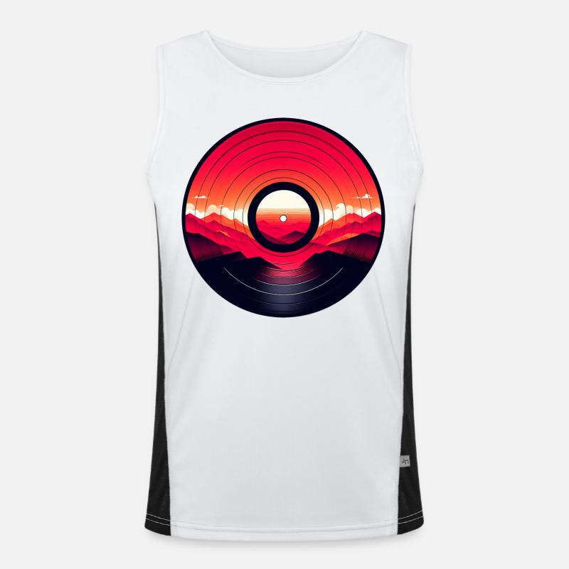 Vinyl Mountain Men's Functional Contrast Tank Top 