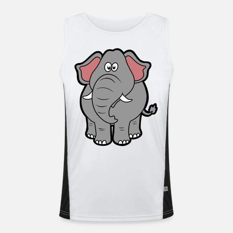 Éléphant Débardeur respirant contrasté Homme 
