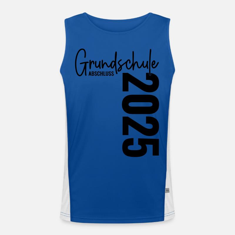 Grundschule Abschluss 2025 Funktionelles Kontrast-Tank Top für Männer 