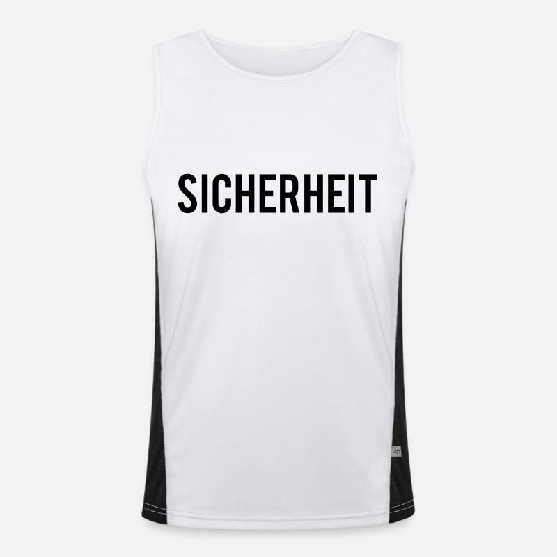 sicherheit Funktionelles Kontrast-Tank Top für Männer 