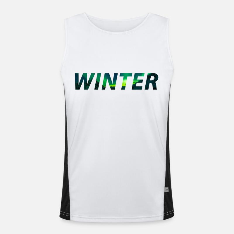 WINTER Funktionelles Kontrast-Tank Top für Männer 