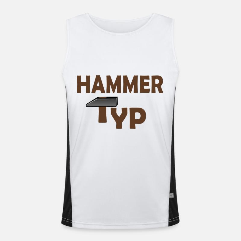 HAMMER TYP Funktionelles Kontrast-Tank Top für Männer 