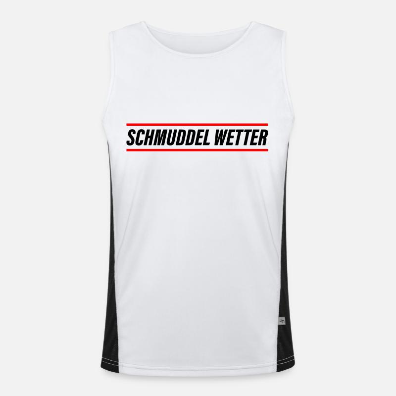 Schmuddel Wetter Funktionelles Kontrast-Tank Top für Männer 