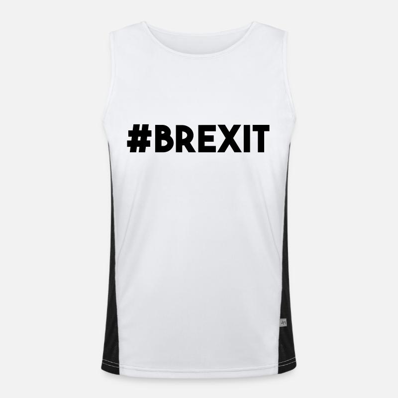 BREXIT Men's Functional Contrast Tank Top 