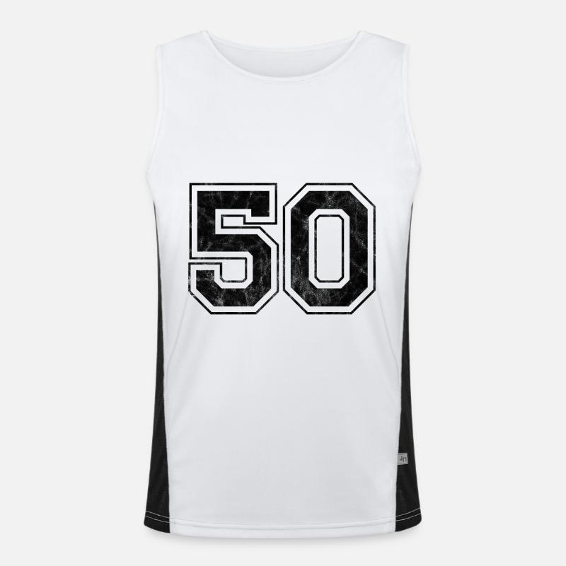 Anzahl 50 Funktionelles Kontrast-Tank Top für Männer 
