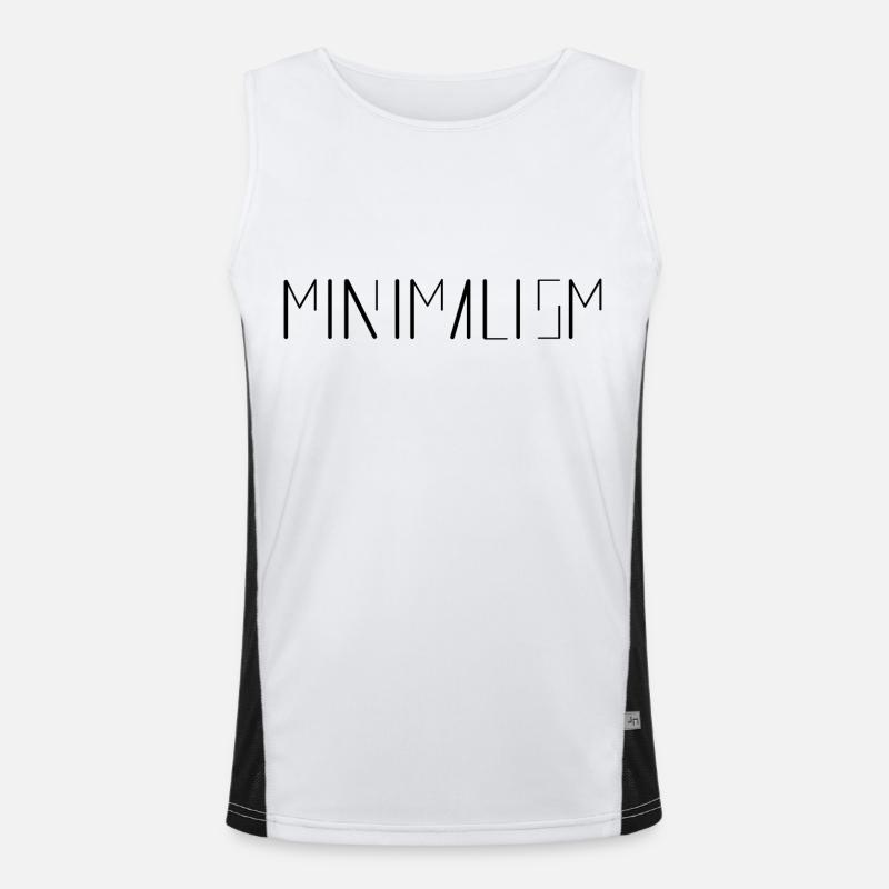 Minimalisme Débardeur respirant contrasté Homme 