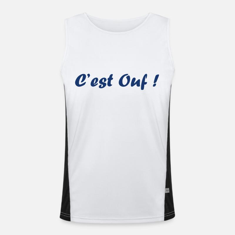 C'est ouf Débardeur respirant contrasté Homme 