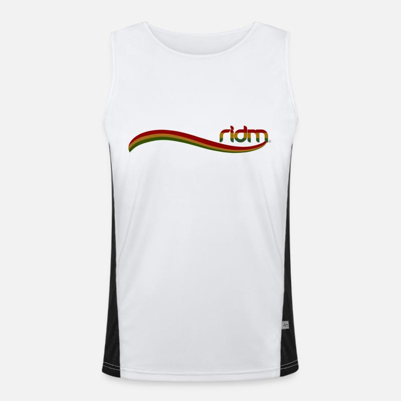 ridm flag Funktionelles Kontrast-Tank Top für Männer 