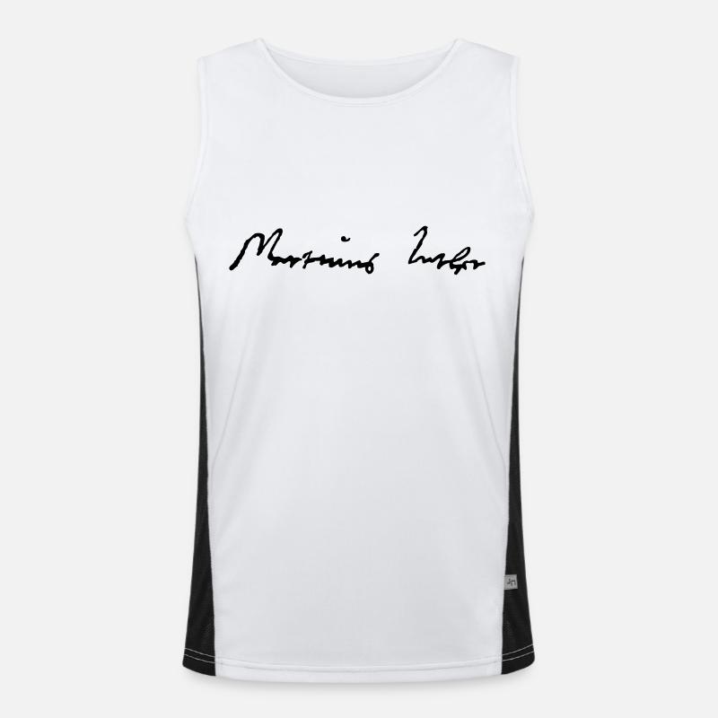 Martin Luther Signature Men's Functional Contrast Tank Top 