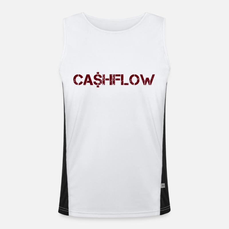 Cashflow Funktionelles Kontrast-Tank Top für Männer 