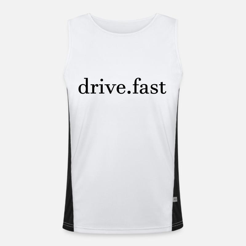 drive.fast Débardeur respirant contrasté Homme 