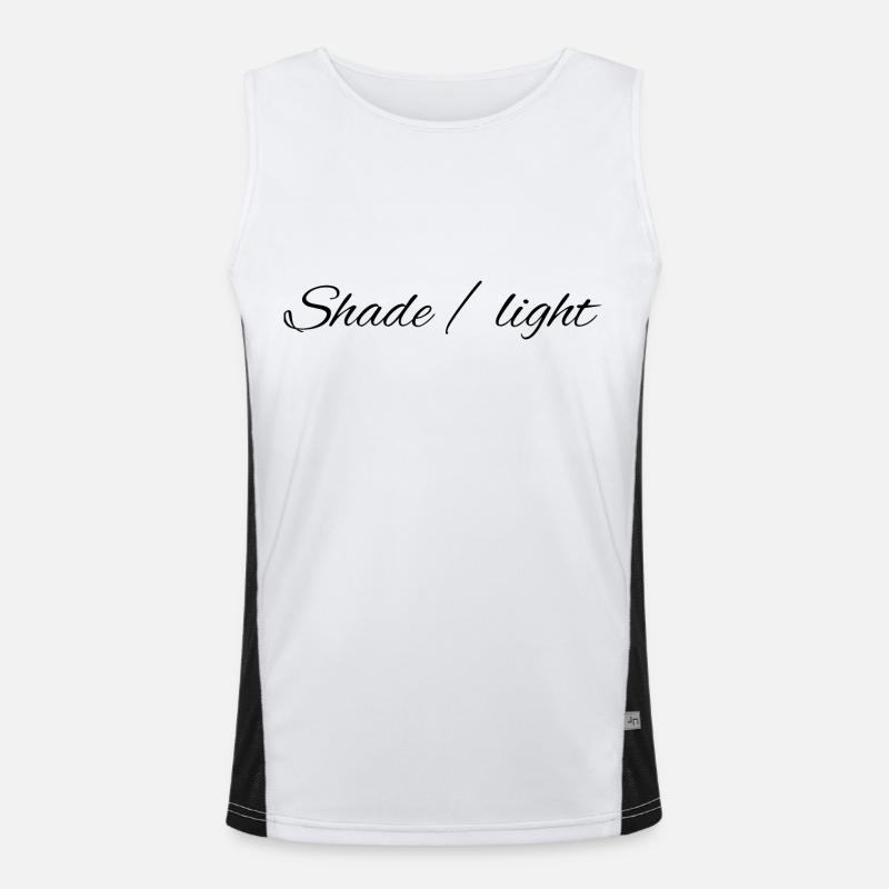 Shade and light Men's Functional Contrast Tank Top 