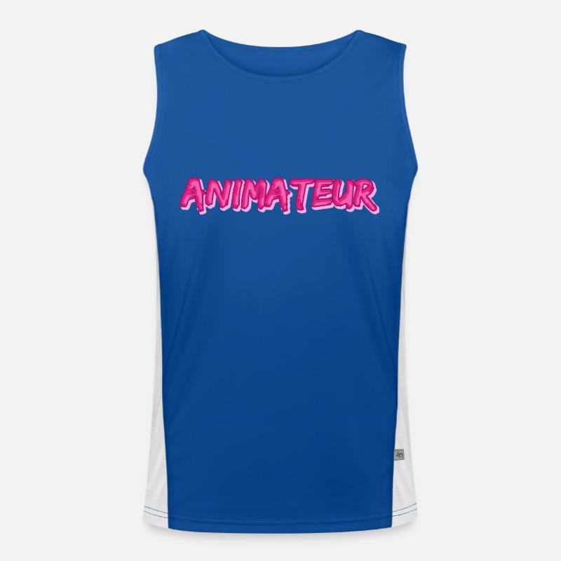 Animator as a job Men's Functional Contrast Tank Top 