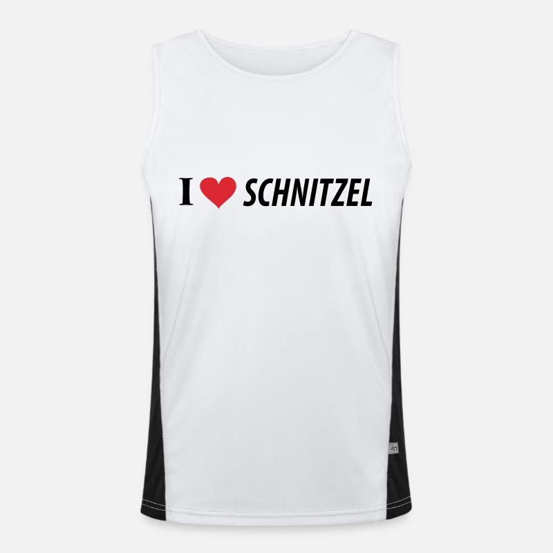 J'aime Schnitzel Débardeur respirant contrasté Homme 